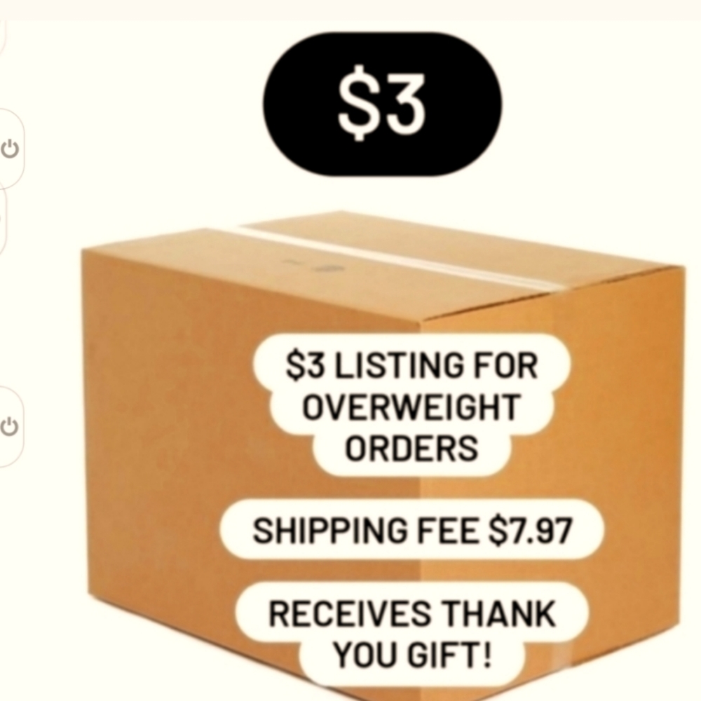 Please buy an extra label for box over 5 lb